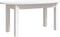 vidaXL - Salontafel - 80x40x35 - cm - massief - grenenhout - wit