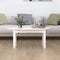 vidaXL - Salontafel - 80x40x35 - cm - massief - grenenhout - wit