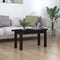 vidaXL - Salontafel - 80x40x35 - cm - massief - grenenhout - zwart