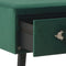 vidaXL - Salontafel - 80x40x46 - cm - fluweel - groen