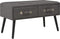 vidaXL - Salontafel - 80x40x46 - cm - kunstleer - grijs