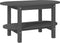 vidaXL - Salontafel - 80x45x45 - cm - massief - grenenhout - grijs
