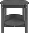 vidaXL - Salontafel - 80x45x45 - cm - massief - grenenhout - grijs