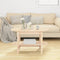vidaXL - Salontafel - 80x45x45 - cm - massief - grenenhout