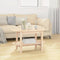 vidaXL - Salontafel - 80x45x45 - cm - massief - grenenhout