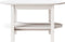 vidaXL - Salontafel - 80x45x45 - cm - massief - grenenhout - wit
