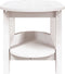 vidaXL - Salontafel - 80x45x45 - cm - massief - grenenhout - wit