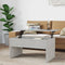 vidaXL - Salontafel - 80x50,5x41,5 - cm - bewerkt - hout - betongrijs