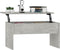 vidaXL - Salontafel - 80x50,5x41,5 - cm - bewerkt - hout - betongrijs