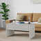 vidaXL - Salontafel - 80x50,5x41,5 - cm - bewerkt - hout - betongrijs