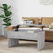 vidaXL - Salontafel - 80x50,5x41,5 - cm - bewerkt - hout - grijs - sonoma - eikenkleur