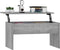 vidaXL - Salontafel - 80x50,5x41,5 - cm - bewerkt - hout - grijs - sonoma - eikenkleur