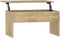 vidaXL - Salontafel - 80x50,5x41,5 - cm - bewerkt - hout - sonoma - eikenkleurig