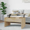 vidaXL - Salontafel - 80x50,5x41,5 - cm - bewerkt - hout - sonoma - eikenkleurig