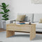 vidaXL - Salontafel - 80x50,5x41,5 - cm - bewerkt - hout - sonoma - eikenkleurig