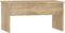 vidaXL - Salontafel - 80x50,5x41,5 - cm - bewerkt - hout - sonoma - eikenkleurig