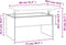 vidaXL - Salontafel - 80x50,5x41,5 - cm - bewerkt - hout - wit