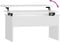 vidaXL - Salontafel - 80x50,5x41,5 - cm - bewerkt - hout - wit