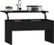 vidaXL - Salontafel - 80x50,5x41,5 - cm - bewerkt - hout - zwart