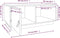 vidaXL - Salontafel - 80x50x35,5 - cm - massief - grenenhout - grijs