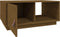 vidaXL - Salontafel - 80x50x35,5 - cm - massief - grenenhout - honingbruin