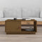 vidaXL - Salontafel - 80x50x35,5 - cm - massief - grenenhout - honingbruin