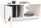 vidaXL - Salontafel - 80x50x35,5 - cm - massief - grenenhout - wit