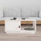 vidaXL - Salontafel - 80x50x35,5 - cm - massief - grenenhout - wit