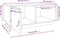 vidaXL - Salontafel - 80x50x35,5 - cm - massief - grenenhout - wit
