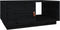 vidaXL - Salontafel - 80x50x35,5 - cm - massief - grenenhout - zwart