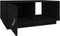 vidaXL - Salontafel - 80x50x35,5 - cm - massief - grenenhout - zwart