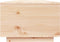 vidaXL - Salontafel - 80x50x35,5 - cm - massief - grenenhout - zwart