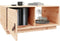 vidaXL - Salontafel - 80x50x35,5 - cm - massief - grenenhout - zwart