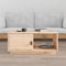 vidaXL - Salontafel - 80x50x35,5 - cm - massief - grenenhout - zwart