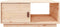 vidaXL - Salontafel - 80x50x35,5 - cm - massief - grenenhout - zwart