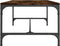 vidaXL - Salontafel - 80x50x35 - cm - bewerkt - hout - gerookt - eikenkleurig