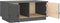 vidaXL - Salontafel - 80x50x35 - cm - massief - grenenhout - grijs