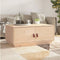 vidaXL - Salontafel - 80x50x35 - cm - massief - grenenhout