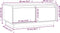 vidaXL - Salontafel - 80x50x35 - cm - massief - grenenhout - honingbruin