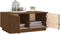 vidaXL - Salontafel - 80x50x35 - cm - massief - grenenhout - honingbruin