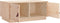 vidaXL - Salontafel - 80x50x35 - cm - massief - grenenhout
