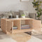 vidaXL - Salontafel - 80x50x35 - cm - massief - grenenhout