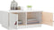 vidaXL - Salontafel - 80x50x35 - cm - massief - grenenhout - wit