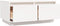 vidaXL - Salontafel - 80x50x35 - cm - massief - grenenhout - wit