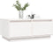 vidaXL - Salontafel - 80x50x35 - cm - massief - grenenhout - wit