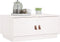 vidaXL - Salontafel - 80x50x35 - cm - massief - grenenhout - wit
