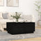 vidaXL - Salontafel - 80x50x35 - cm - massief - grenenhout - zwart