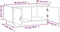 vidaXL - Salontafel - 80x50x35 - cm - massief - grenenhout - zwart