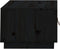 vidaXL - Salontafel - 80x50x35 - cm - massief - grenenhout - zwart