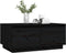 vidaXL - Salontafel - 80x50x35 - cm - massief - grenenhout - zwart